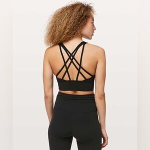 lululemon athletica Black Strappy Sports Bra